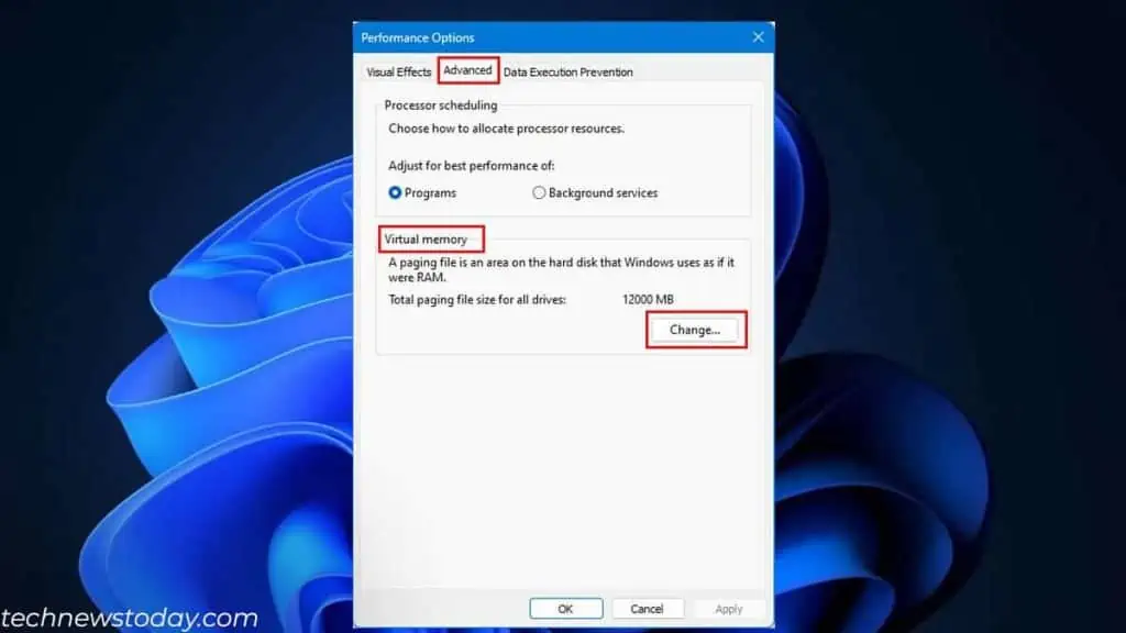 How to Allocate More RAM to an Application? 6 virtual-memory-setting-in-advance-system-setting-1024x576