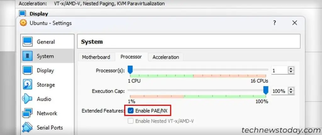 virtualbox-vm-settings-enable-PAE-NX-1024x430