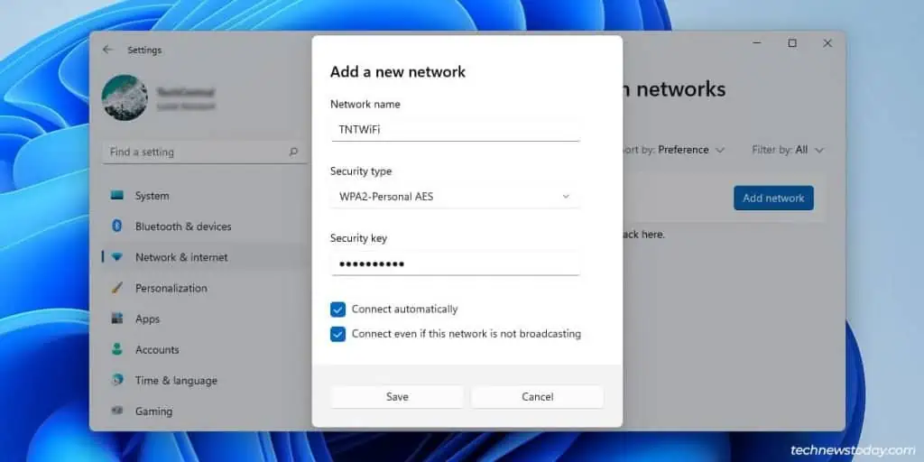WiFi Network Not Showing Up? Here’s How To Restore 2 windows-11-add-a-new-network-1024x512