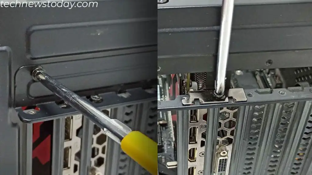 How to Connect GPU to the Motherboard in 6 Steps 7 remove-gpu-screws-1024x576