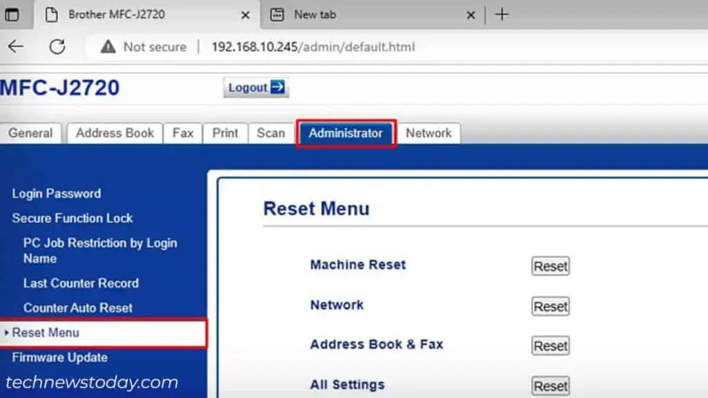 reset-menu-in-administrator-tab-brother-printer-1024x576