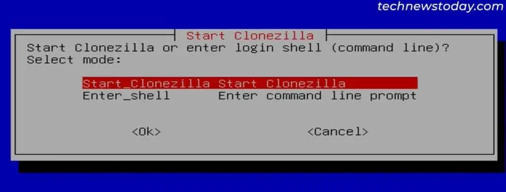 How to Clone a Hard Drive to SSD 8 start-clonezilla-enter-1024x388