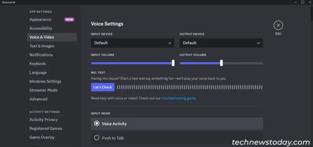 Headphone Jack Not Working On PC? Try these Fixes 7 appliation-discord-audio-settings-1024x482