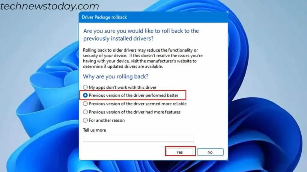 Solved: "Radeon Software and Driver Do Not Match" Error 2 check-roll-back-option-windows-1024x576