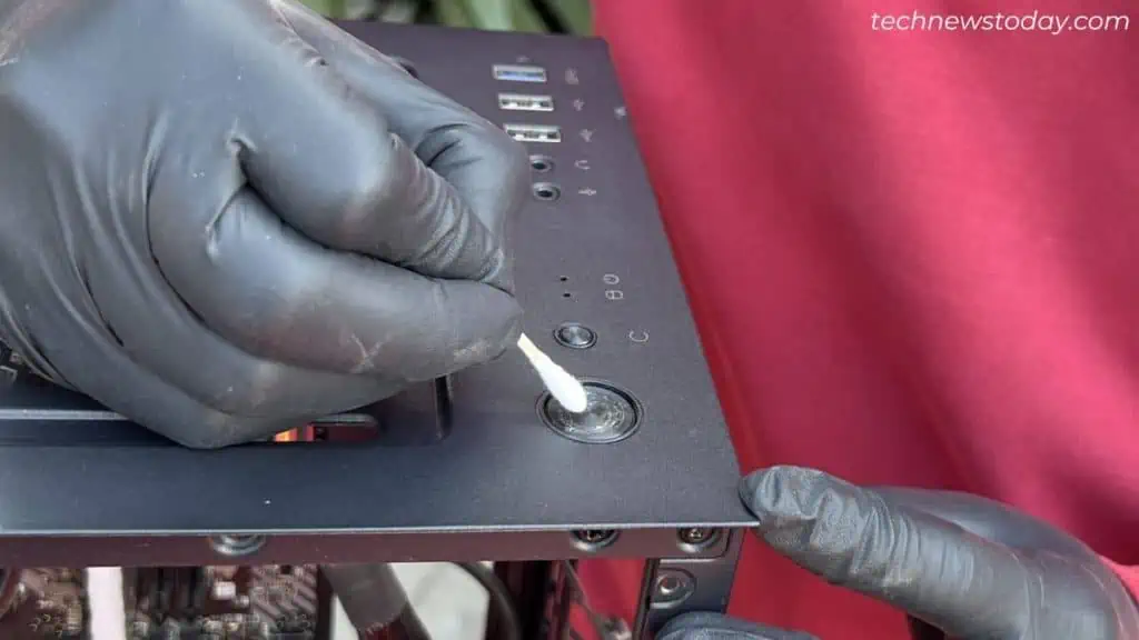 How to Clean Dust From PC 20 cleaning-sticky-power-button-1024x576