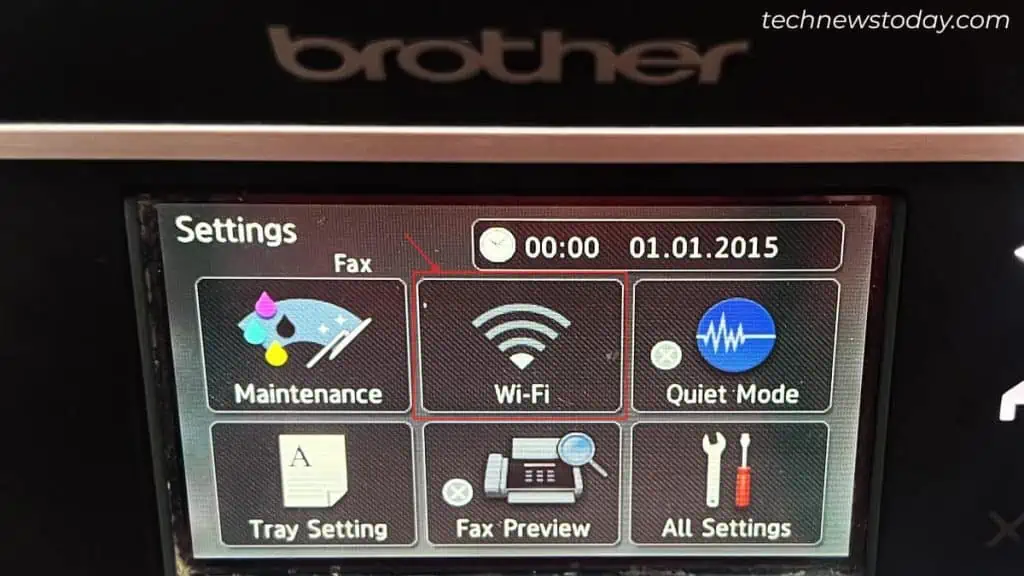How to Connect Brother Printer to Your PC 11 connect-brother-printer-to-wifi-using-printer-screen-1024x576