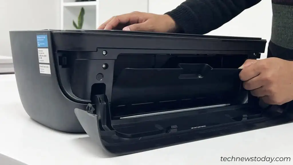 How to Change Ink in HP Printer? Step-by-Step Guide 2 open-the-cartridge-access-door-of-printer-1024x576