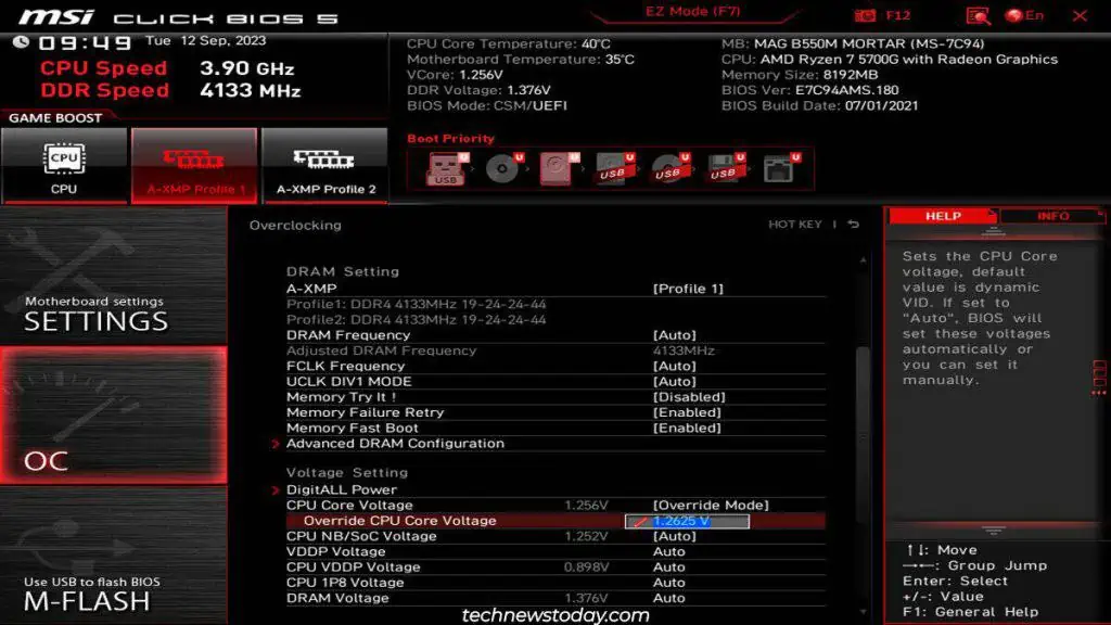 How To Lower CPU Temperature? 3 set-cpu-voltage-in-bios-1024x576