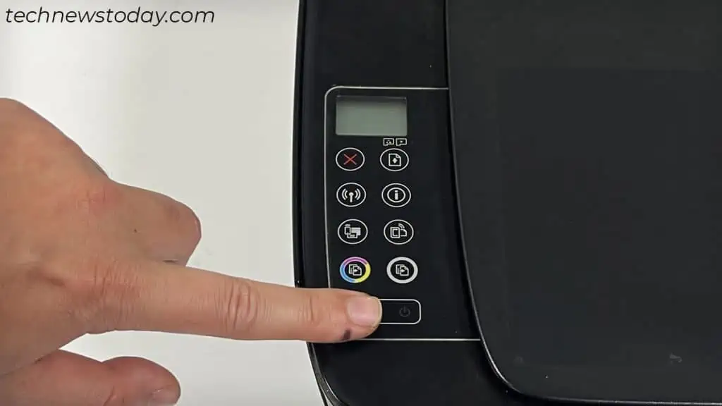 How to Change Ink in HP Printer? Step-by-Step Guide 1 turn-on-your-printer-using-power-button-1024x576