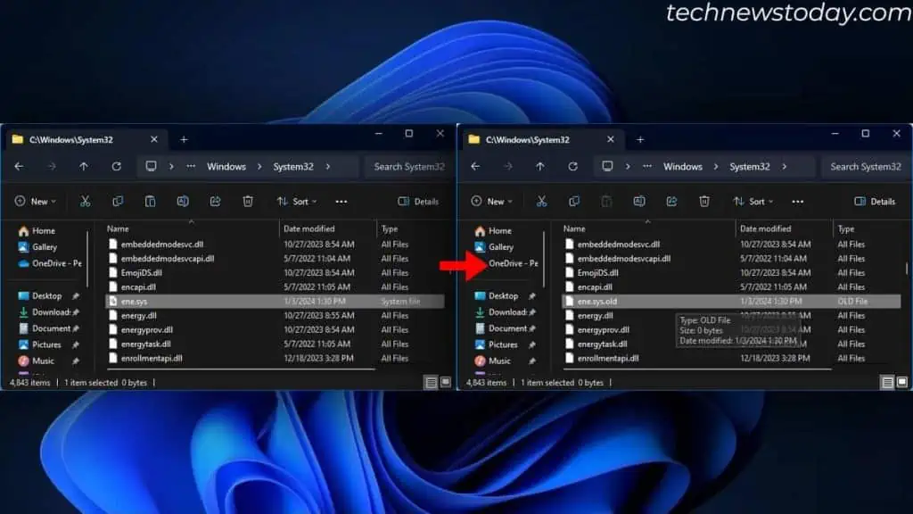 Fix: A Driver Cannot Load on This Device 4 changing-filename-of-driver-file-1024x576