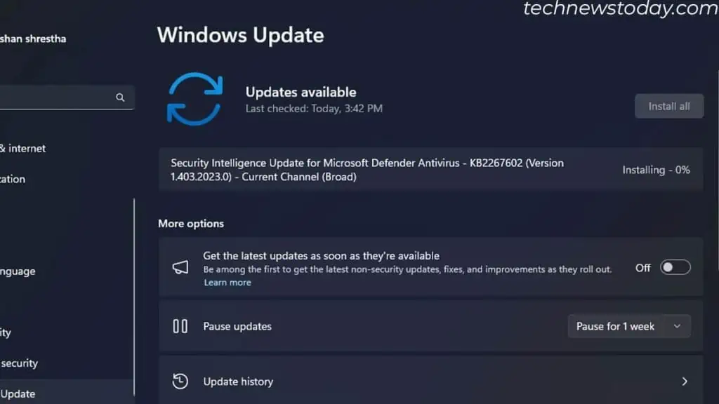 5 Effective Ways to Lower RAM Usage on Windows 6 check-if-windows-or-downloading-updates-1024x576
