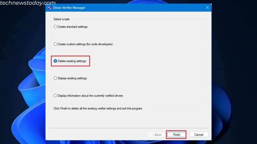 How To Fix Driver Verifier Detected Violation 1 delete-existing-setting-driver-verifier-1024x576