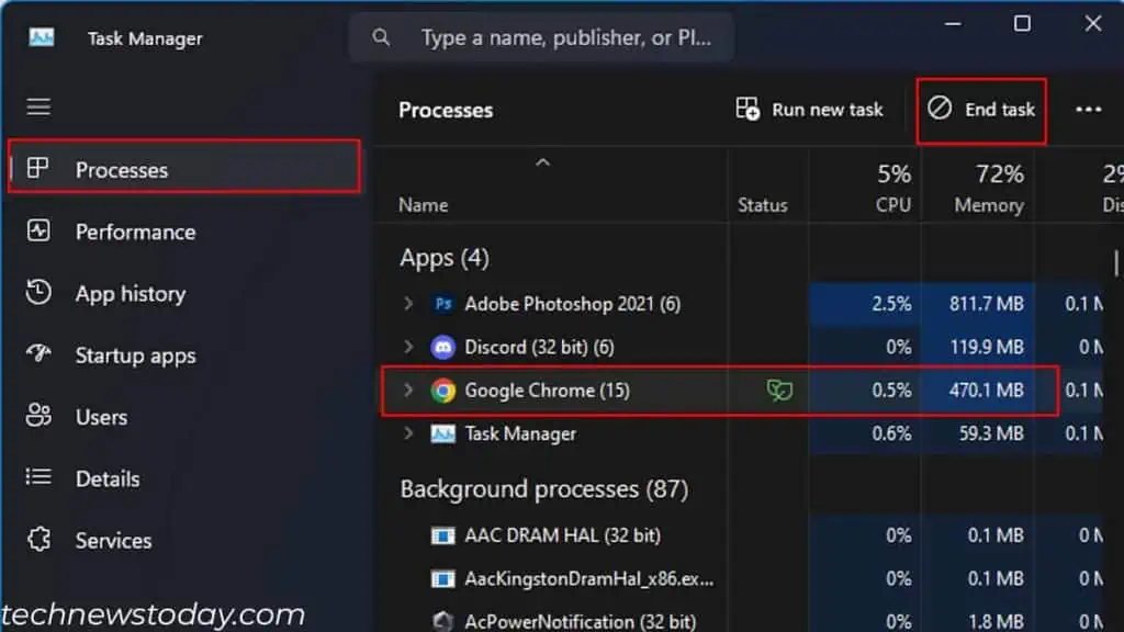 5 Effective Ways to Lower RAM Usage on Windows 1 end-unnecessary-task-from-task-manager-1024x576