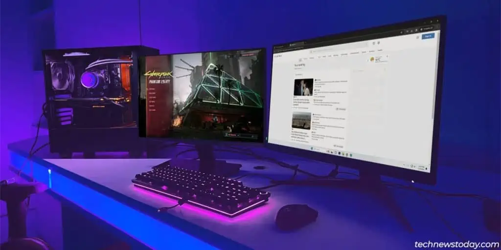 Do You Really Need A Gaming PC? 2 gaming-pc-dual-monitor-setup-1024x512