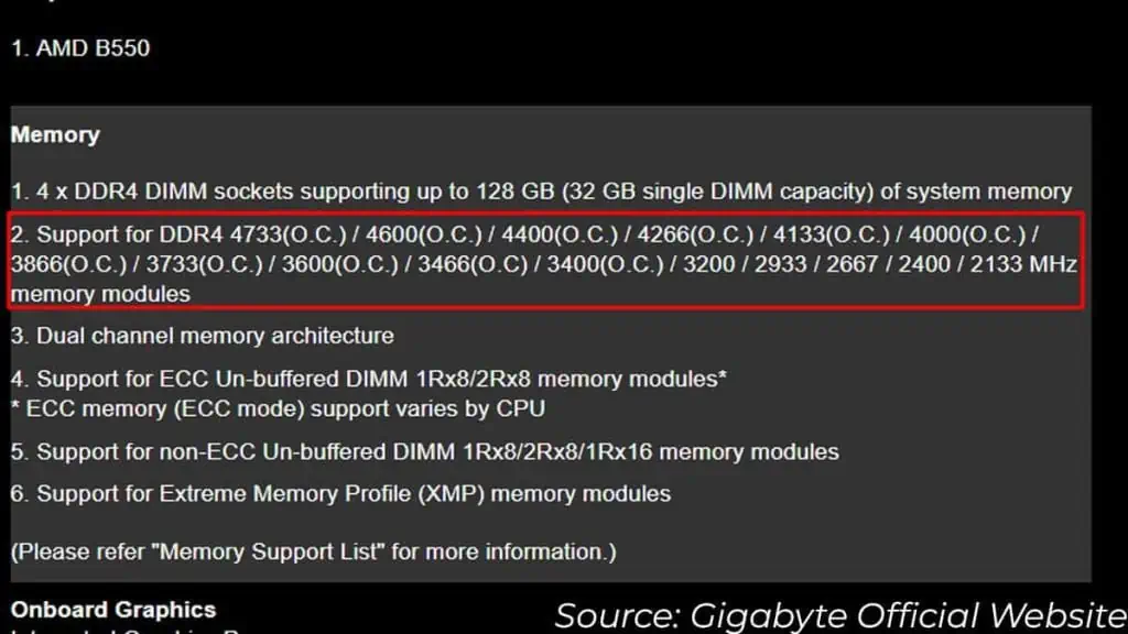 What is Ideal RAM Speed For Gaming? 2 gigabyte-memory-specification-1024x576