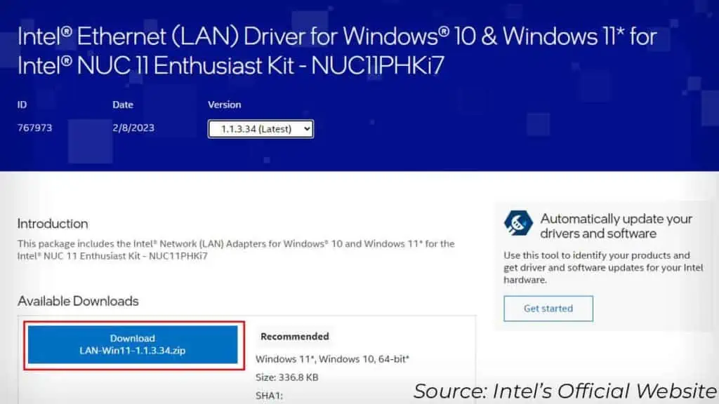 Fix: A Driver Cannot Load on This Device 3 intel-network-driver-update-page-1024x576