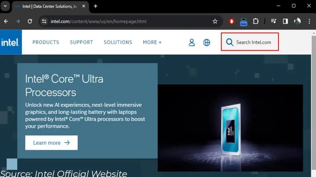 How to Check If Your CPU Has Integrated Graphics 2 intel-website-check-cpu-specs-1024x576
