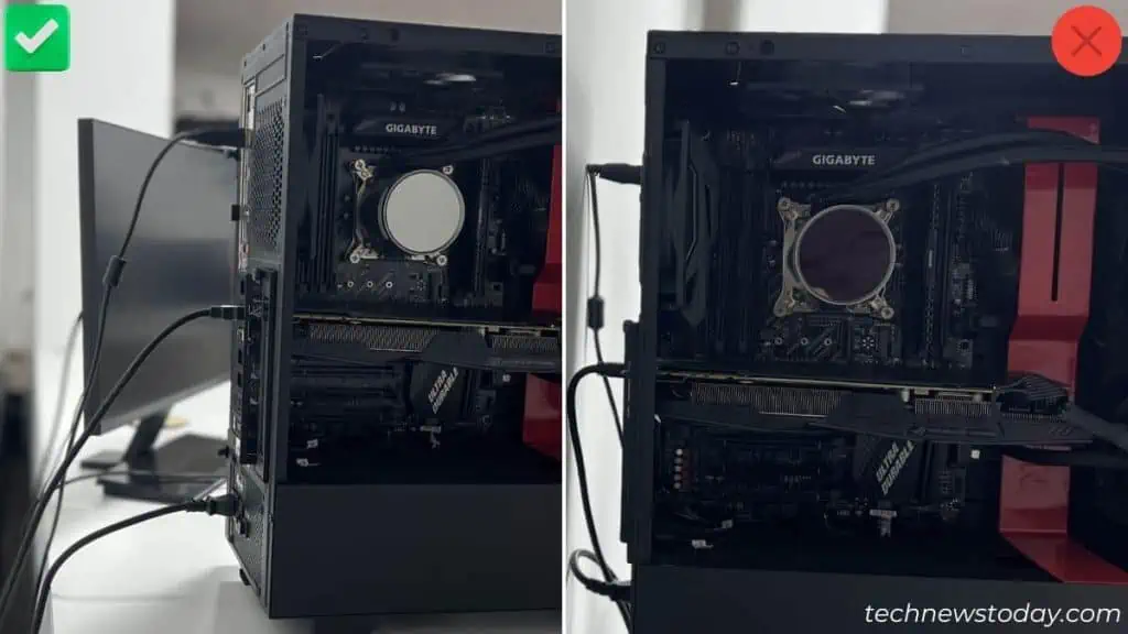 10 Ways to Keep Your PC Cool 3 leaving-enough-space-behind-pc-case-for-proper-airflow-1024x576