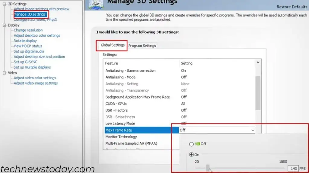 How to Limit FPS? 1 manage-global-setting-limit-fps-1-1024x576