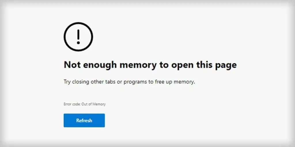 How Much Virtual Memory Should I Set? 8 not-enough-memory-1024x512