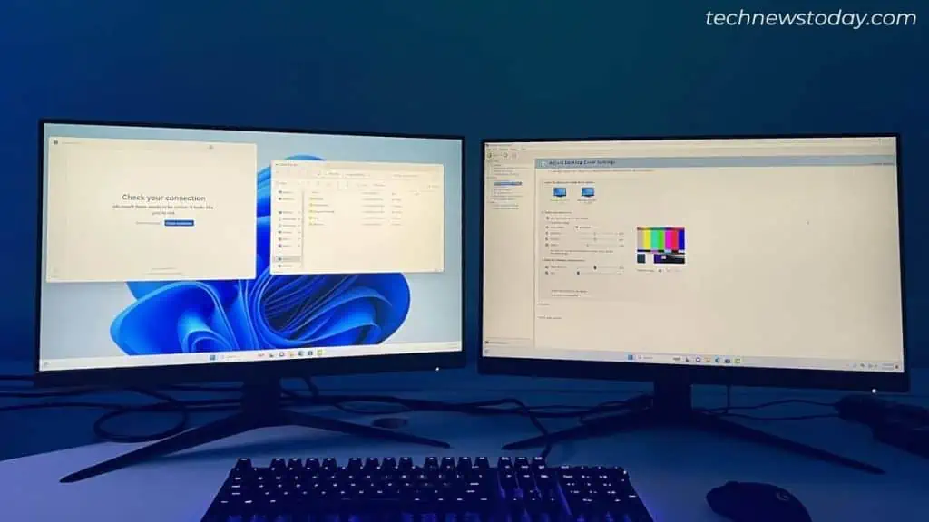 Is Getting Two Monitors Worth It? 1 running-multiple-windows-in-two-monitors-1024x576