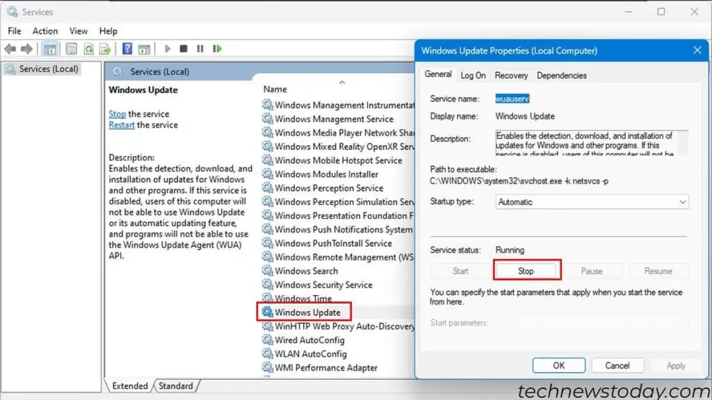 5 Effective Ways to Lower RAM Usage on Windows 7 stop-windows-update-service-1024x576