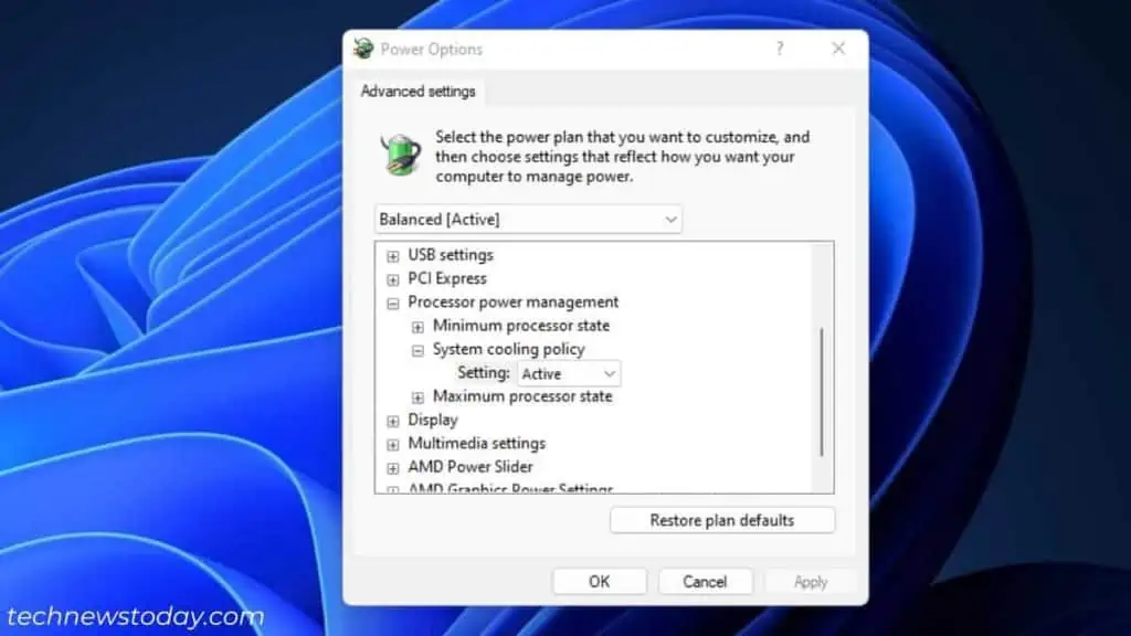 10 Ways to Keep Your PC Cool 9 system-cooling-policy-set-to-active-1024x576
