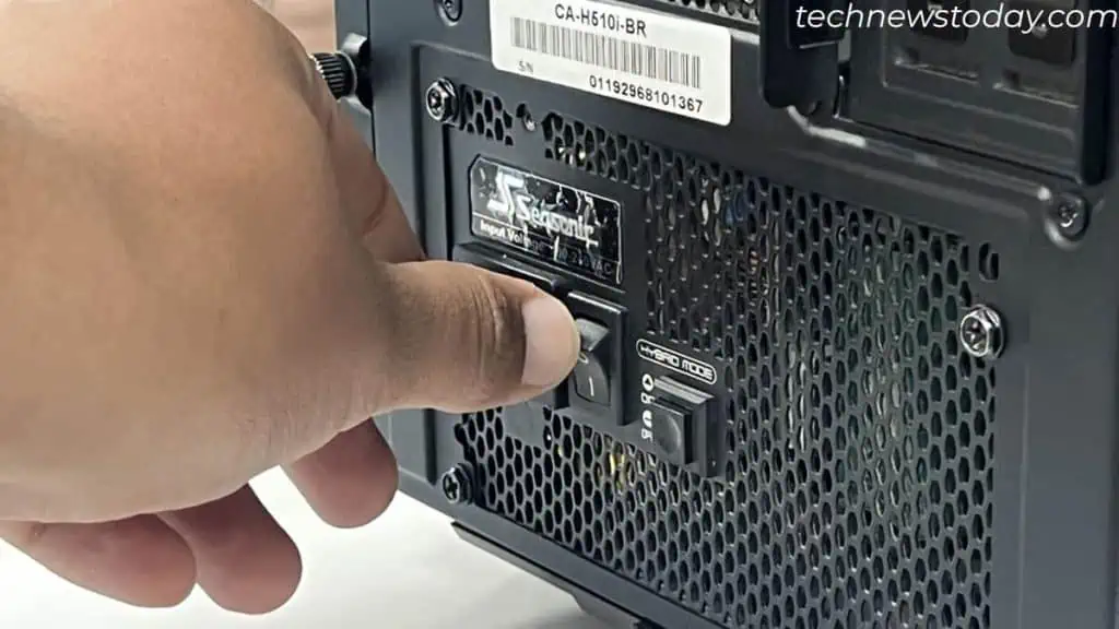 How to Remove PCIe Slot Bracket? 1 turn-off-psu-1024x576
