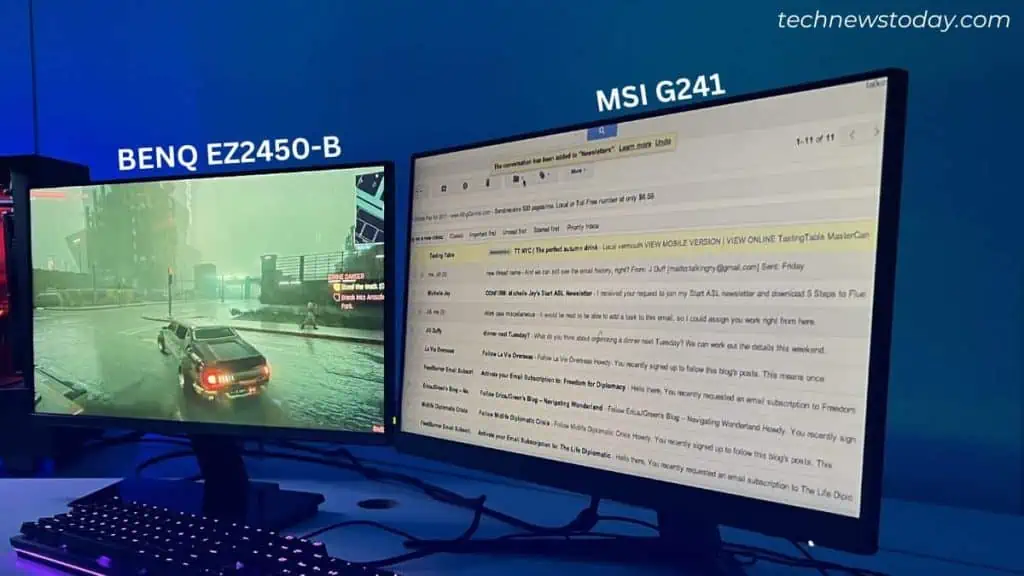 Is Getting Two Monitors Worth It? 2 two-different-monitors-in-dual-monitor-setup-1024x576