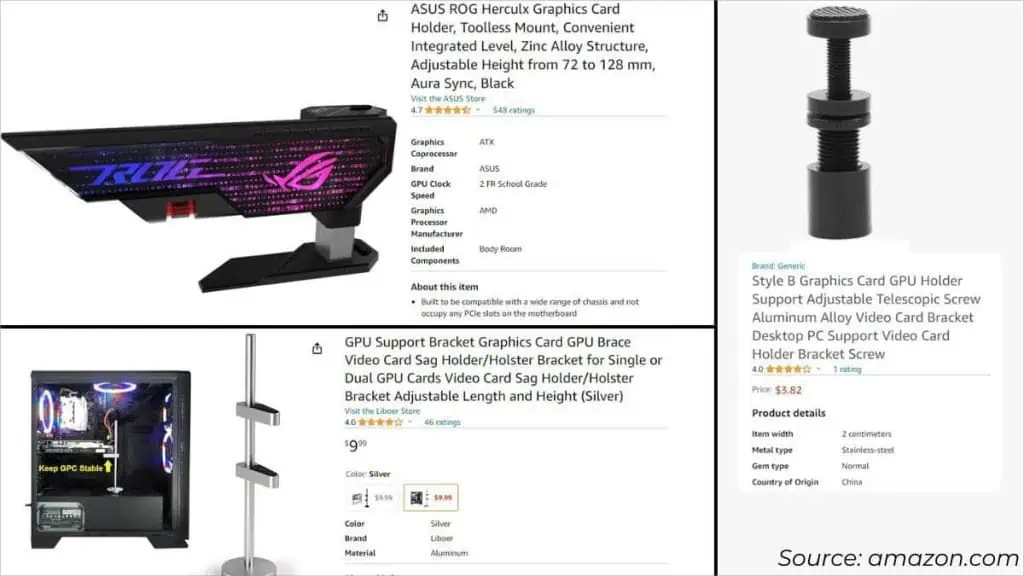 GPU Sag: How to Prevent It? 5 types-of-anti-sag-holder-1024x576