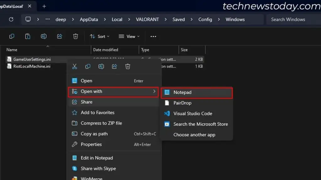 How to Limit FPS? 7 valorant-config-file-location-1024x576