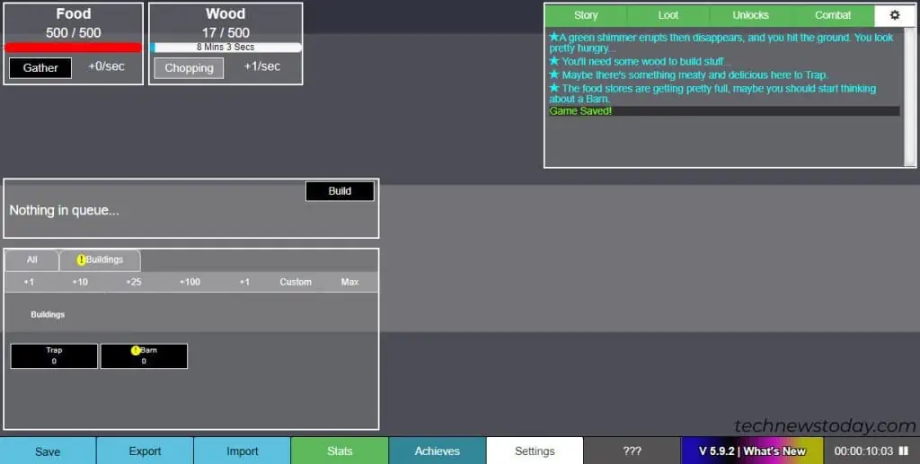 20 Best Browser Idle Games 11 Trimps—Most-Interesting-Resource-Balancing-1024x517